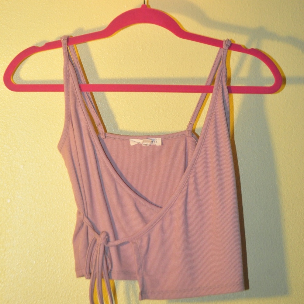 Dusty Pink Crop Top